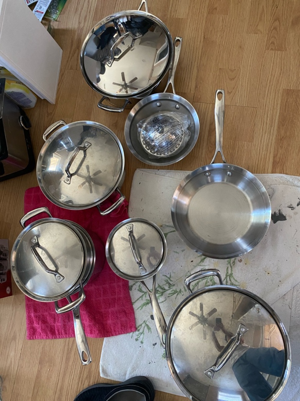 Vintage Kirkland Signature Stainless Steel Cookware Set - 14  READ